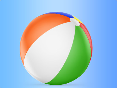 Strandballen                   Strandbal 30cm